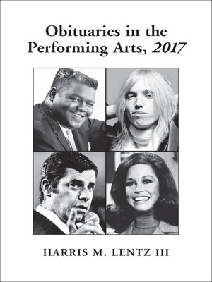 cover image of Obituaries in the Performing Arts, 2017
